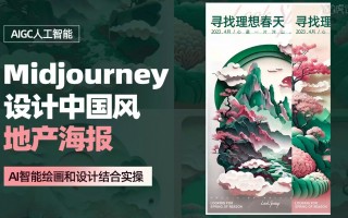 商务科技海报教程 自媒体人必看！用Midjourney 1分钟生成吸睛封面图，详细参数教程